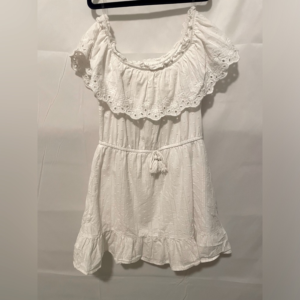 Art Class Girls White Dress Size M(7/8)